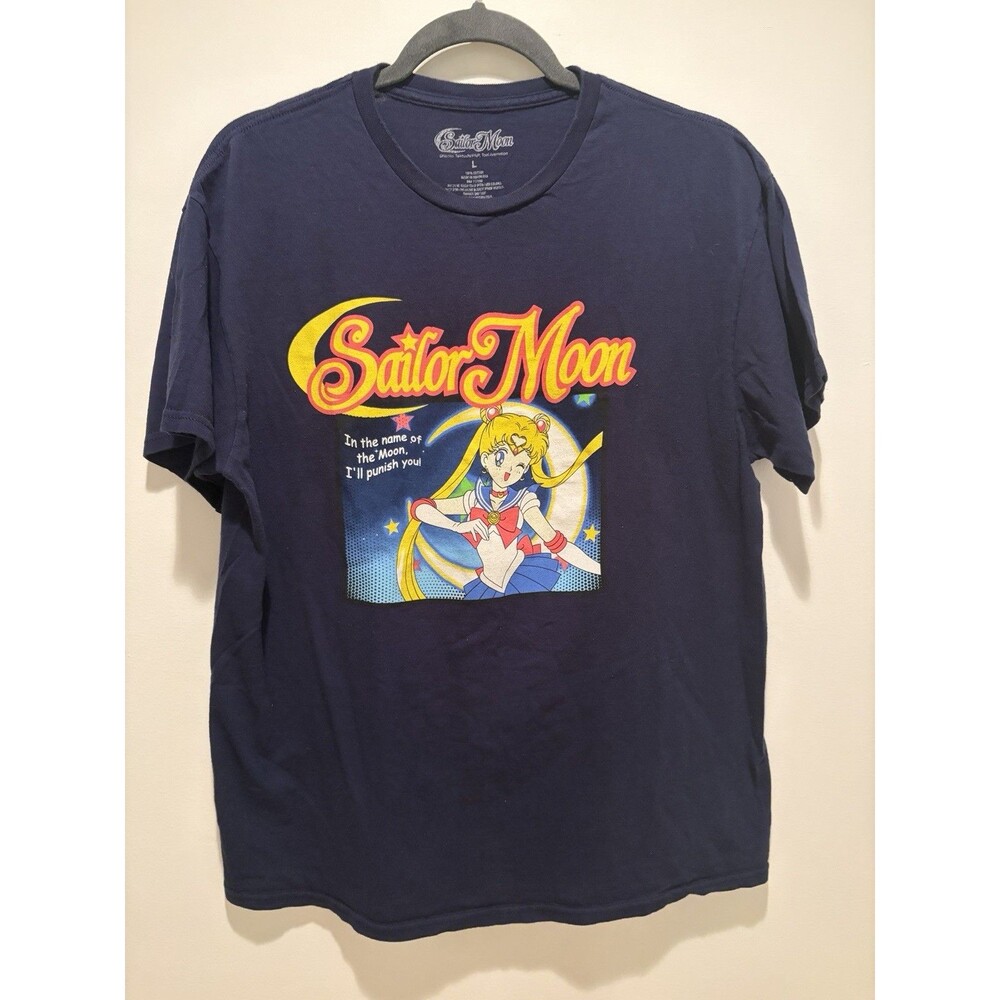 Sailor Moon Graphic T-Shirt Women’s Sz Large Cotton